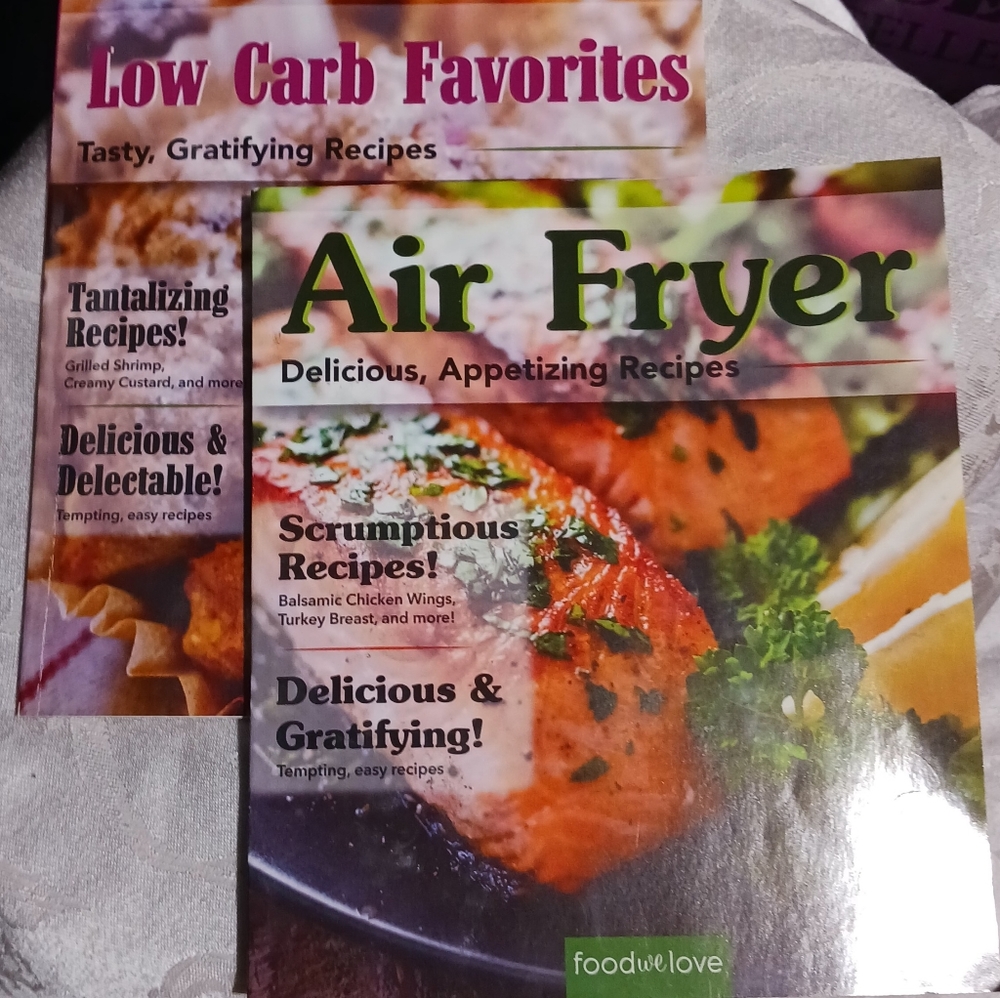 Cook Book for Air fry, Low Carbs cook book